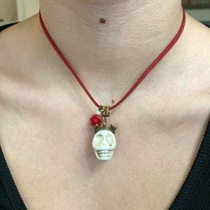 Catrina day of the dead inspired choker